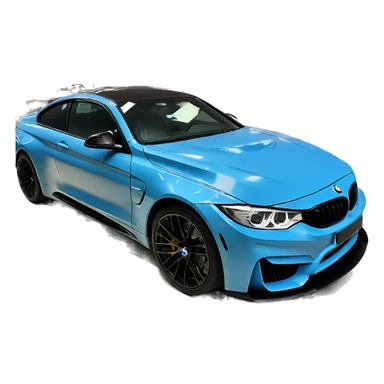 Yas marina blue BMW M4 Competition  sticker