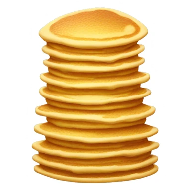 A beehive that looks like a stack of pancakes. sticker