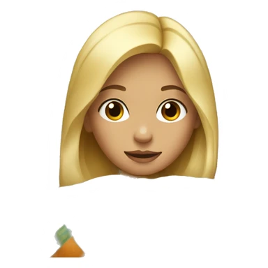 Blond girl laying on the couch with a blanket around her sticker