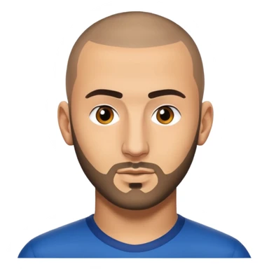 Karim Benzema with Buzzcut sticker