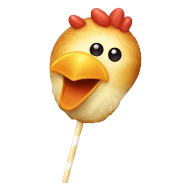 chicken lolipop sticker