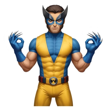 Wolverine from Deadpool & Wolverine movie sticker