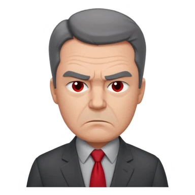 Irritated boss sticker