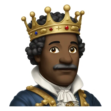 The King of Great Britain in the 17th century sticker