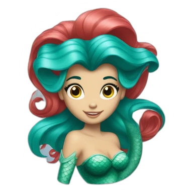 Ariel little mermaid sticker