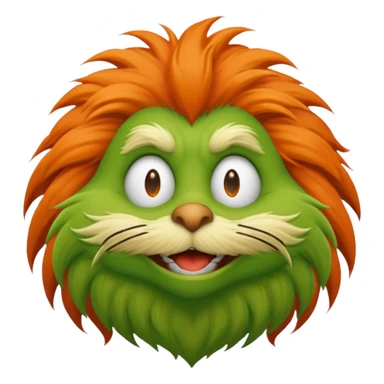 A baddie lorax sticker