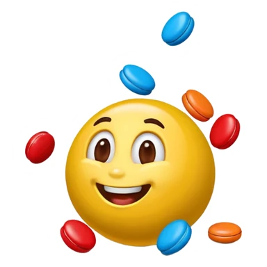 m&m rolling on floor laughing out loud sticker