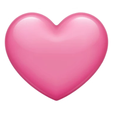 Pink beautiful shining heart  sticker