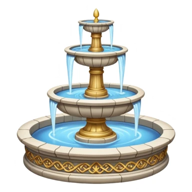 sacred fountain sticker
