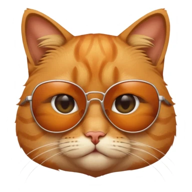 Cat wearing sunglasses e con il broncio sticker