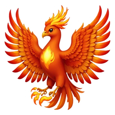 Phoenix rising sticker