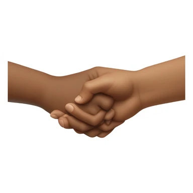 One hand reaching down to pull another up, representing support and empowerment. sticker