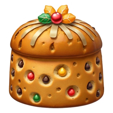Christmas panettone sticker