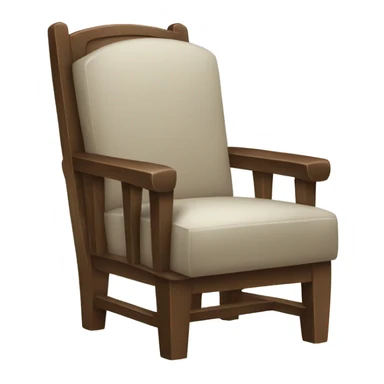 armed chair sticker