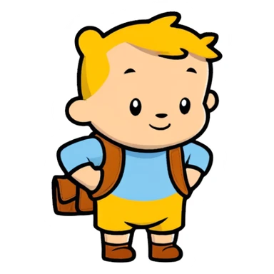 Christopher Robin from Winnie the Pooh sticker