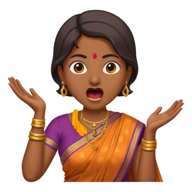 indian mom yelling sticker