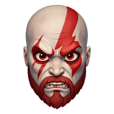 God of war, Kratos face sticker