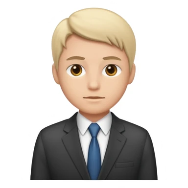 Business suit sticker