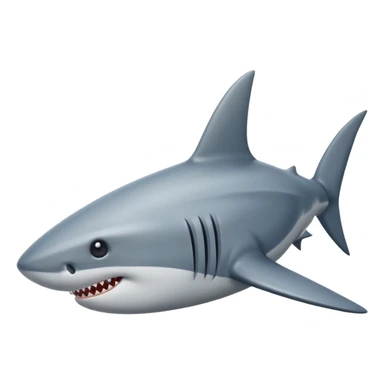 A shark fin out of water sticker