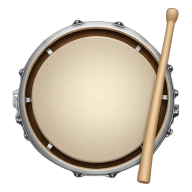 snare drum with drumsticks sticker