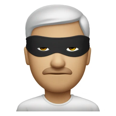 one eye blindfold sticker