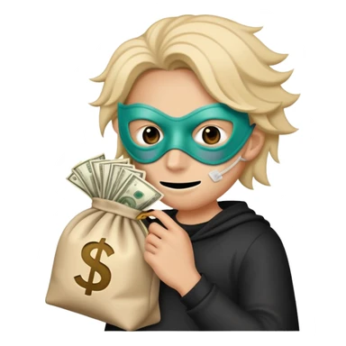 Emoji de ladrón  sticker