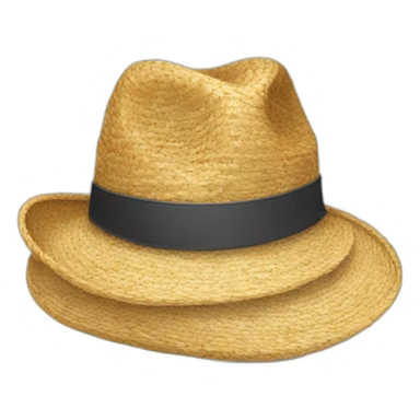 chat avec un chapeau de paille sticker