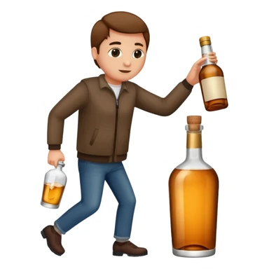 Stealing alcohol  sticker