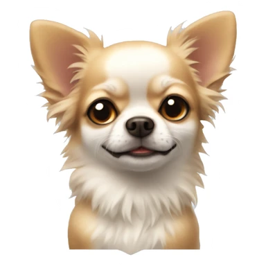 fluffly chihuahua  sticker