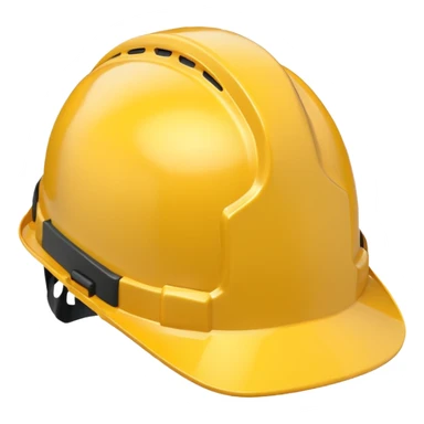 yellow Safety Helmet sticker