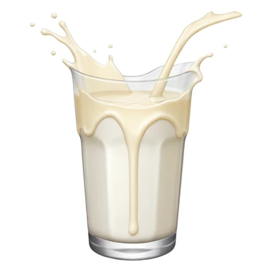 Splash milk no cup r sticker