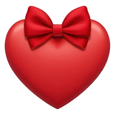 heart with a velvet bow, kpop sticker
