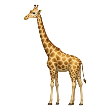 High resolution giraffe  sticker
