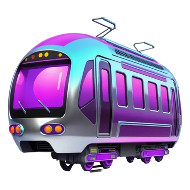 Gothic alien disco dance train sticker