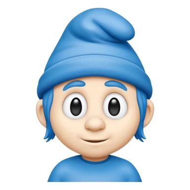 smart smurf  sticker