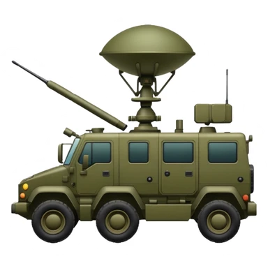 vehicle with electronic warfare equipment sticker