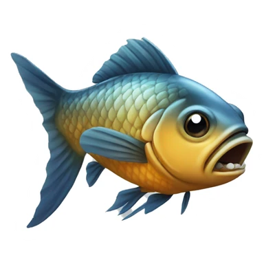 poisson combattant sticker