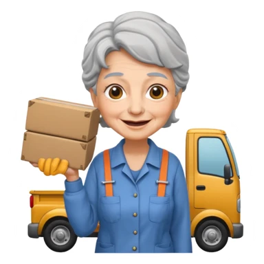 granny loading sticker