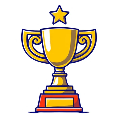 championship trophy sticker