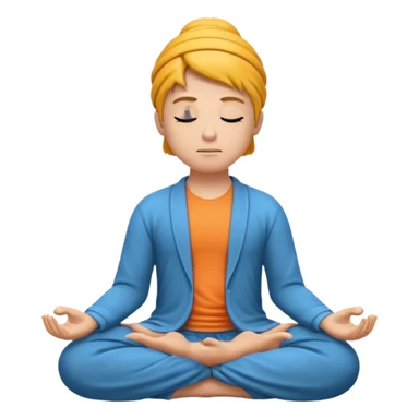 Meditating  sticker