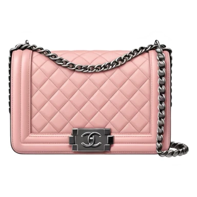 light pink chanel le boy bag sticker