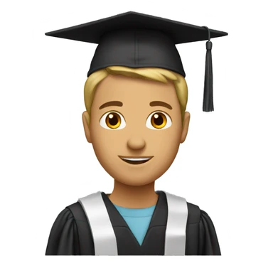 graduate student sticker