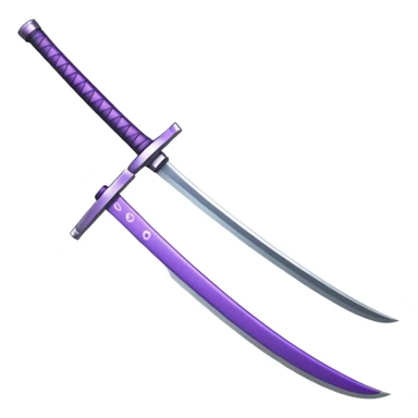 purple katana sticker