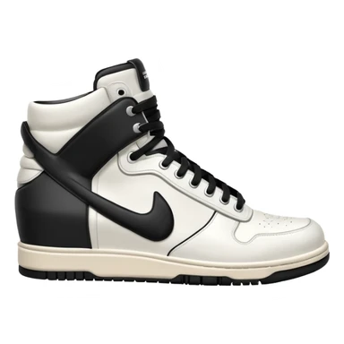 rick owens milk dunk all white, no black sticker