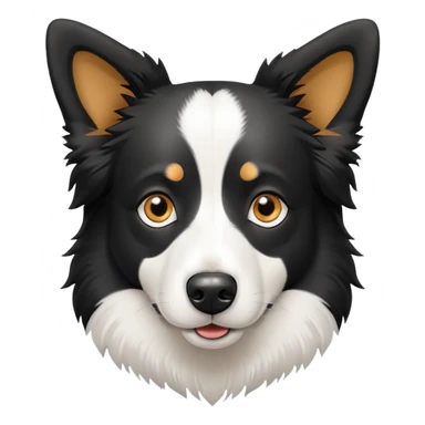 border collie dog sticker