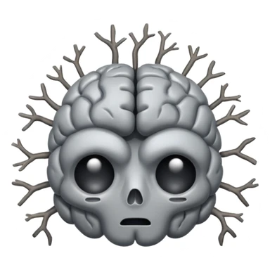 brain rotting sticker
