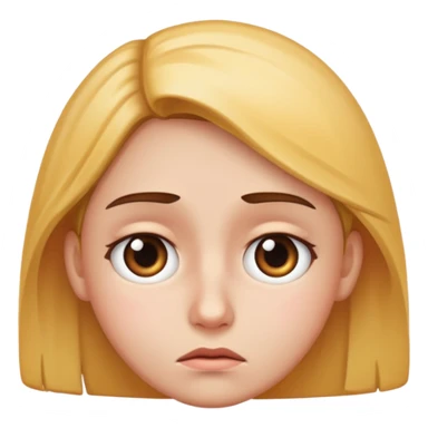 face that is looking concerned sticker