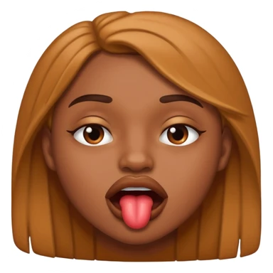 Labio con dedo mordiendo sticker