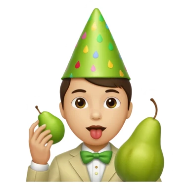 Birne die Party macht ok ohne Alkohol  sticker