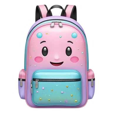Pack & Go
A cheerful emoji-style travel backpack with small sparkles around it, symbolizing excitement for a new journey. Simple flat style, pastel tones, white background. sticker